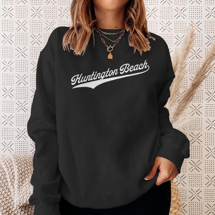 Huntington Beach 長袖tシャツ スウェットシャツ 彼女への贈り物