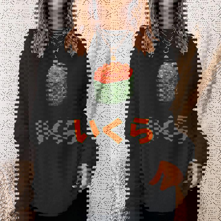 Ikura いくら Japaneseushialmon Eggsalmon Caviar スウェットシャツ 彼女への贈り物