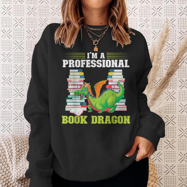 I'm a Professional Book Dragon Mythical Creatures Sweatshirt Gifts for Her I'm a Professional Book Dragon Mythical Creatures Sweatshirt Gifts for Her