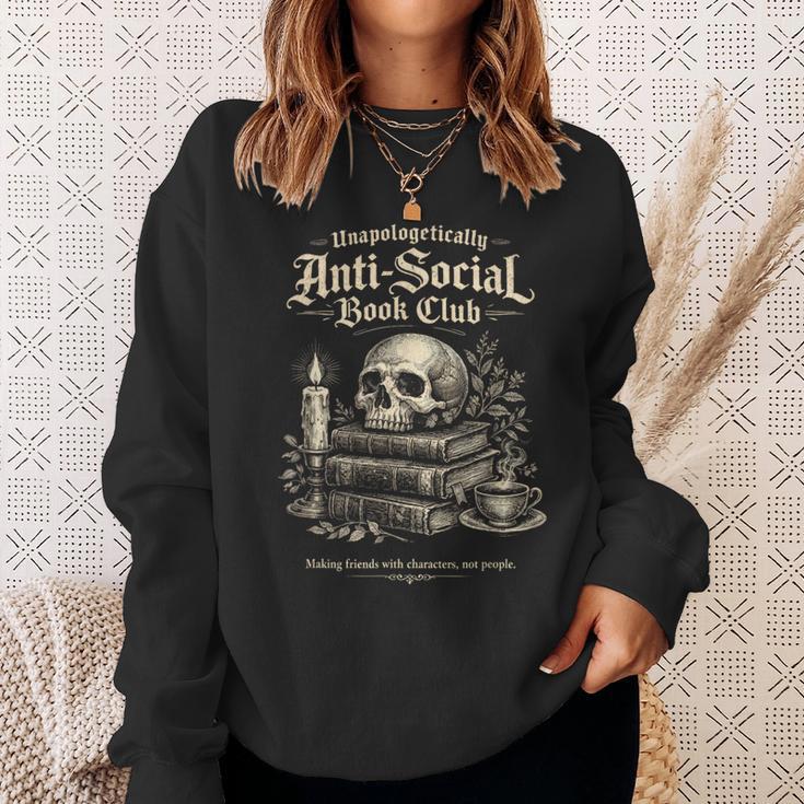Introvert Book Club Classic Readers Social Gathering Costume Sweatshirt Gifts for Her