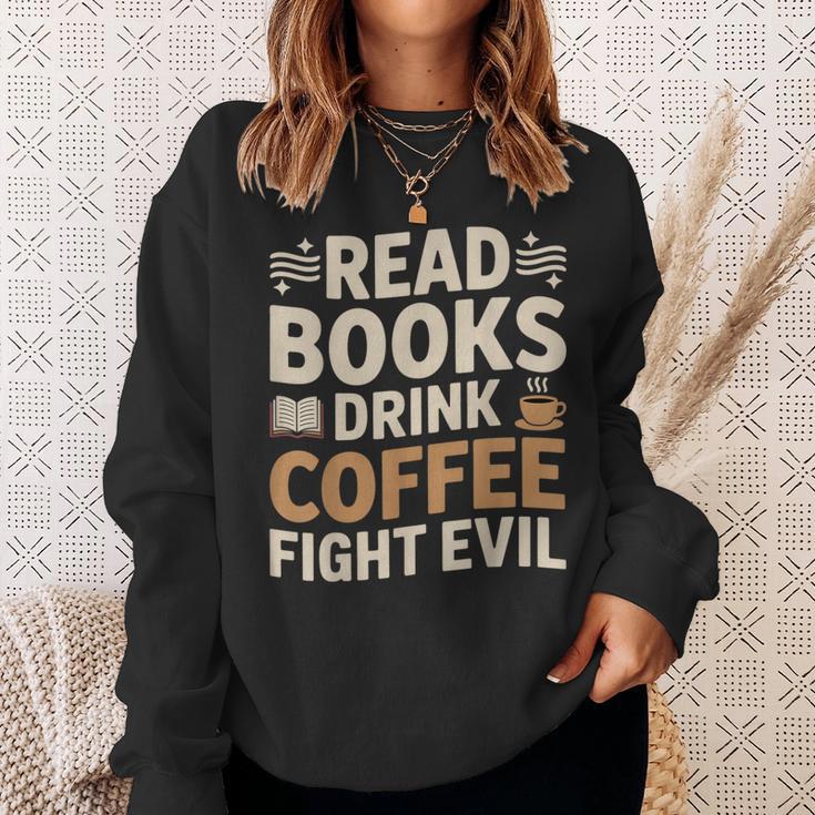 Introvert Reader Coffee Lover Book Shirt Sweatshirt Gifts for Her