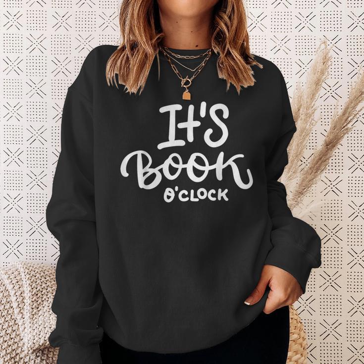 It's Book O'Clock Sweatshirt Gifts for Her
