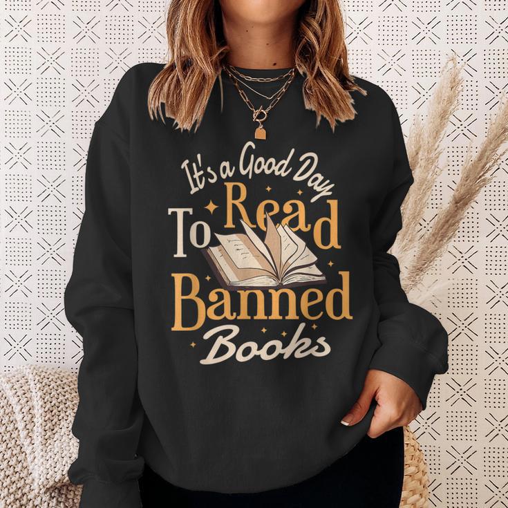 It's A Good Day To Read Banned Books Bibliophile Bookaholic Sweatshirt Gifts for Her