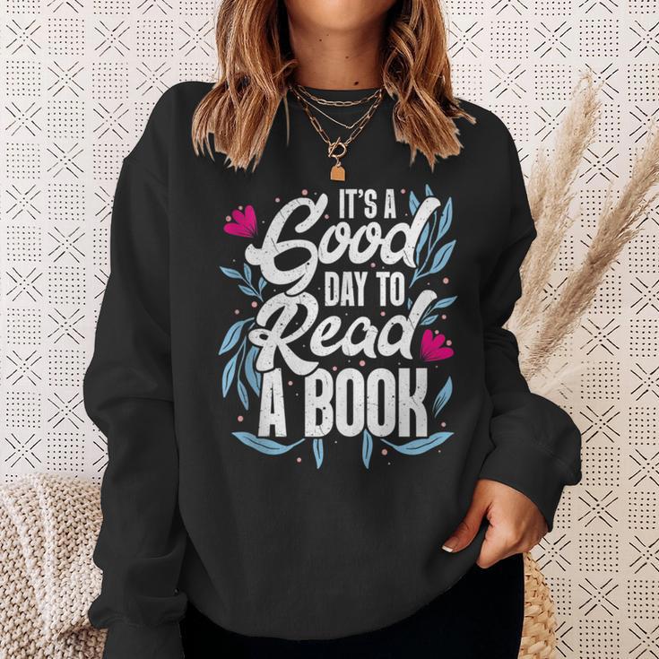 It's Good Day To Read A Book Sweatshirt Gifts for Her