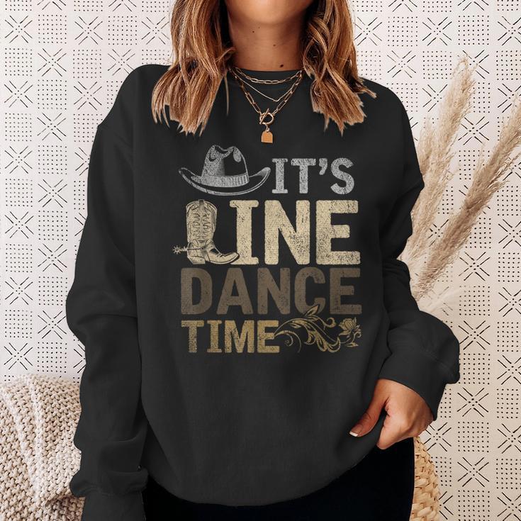 Its Line Dance Time ギフトアイデア ホースダンスライン スウェットシャツ 彼女への贈り物