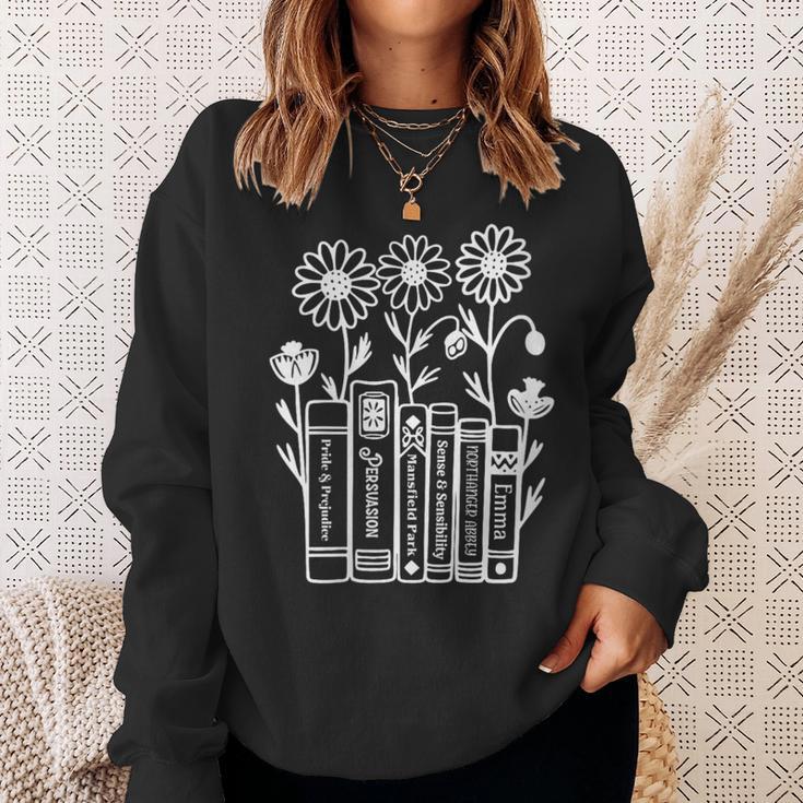 Jane Austen Books Sweatshirt Gifts for Her Jane Austen Books Sweatshirt Gifts for Her