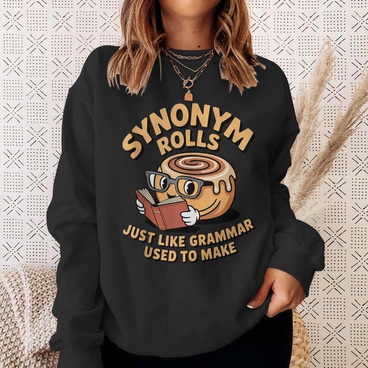 Just Like Grammar Used To Make Bread Book Read Synonym Rolls Sweatshirt Gifts for Her Just Like Grammar Used To Make Bread Book Read Synonym Rolls Sweatshirt Gifts for Her