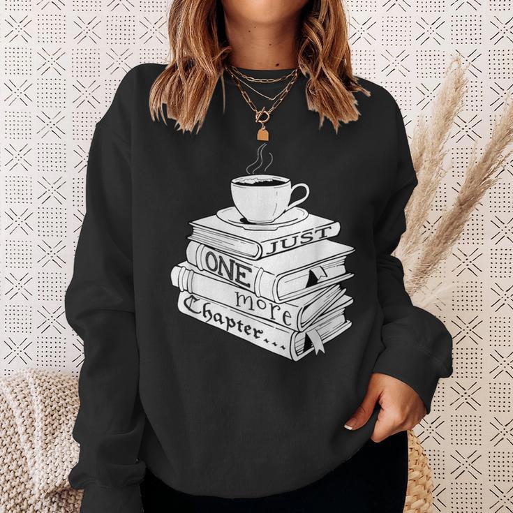 Just One More Chapter Book Reading For Book Lovers Sweatshirt Gifts for Her