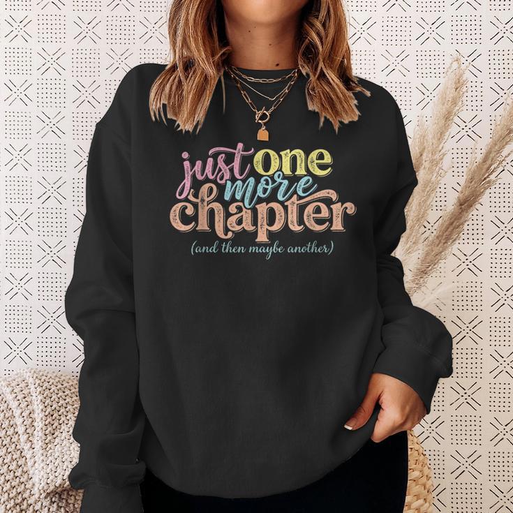 Just One More Chapter And Then Maybe Another Reading Sweatshirt Gifts for Her