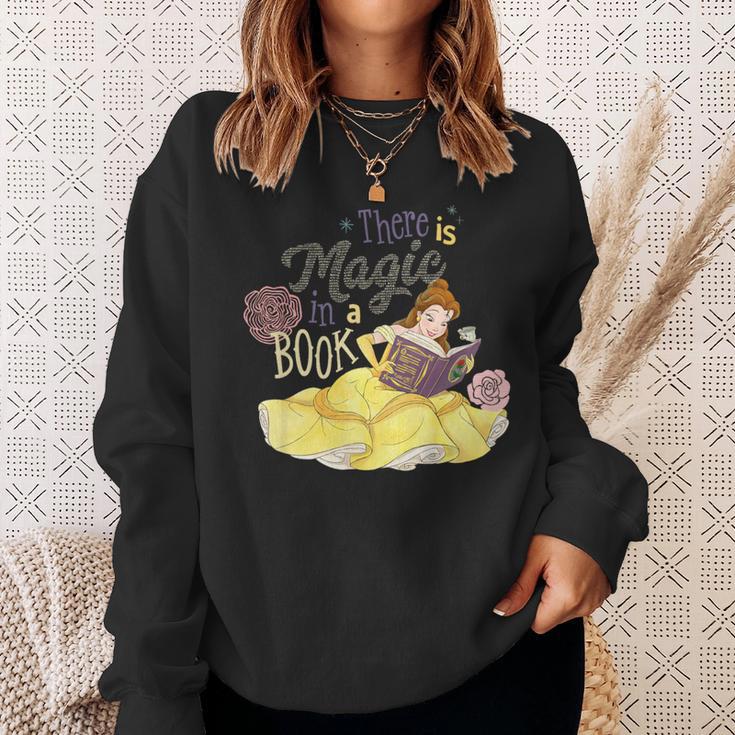 Kids Disney Beauty And The Beast Belle There Is Magic In A Book Sweatshirt Gifts for Her Kids Disney Beauty And The Beast Belle There Is Magic In A Book Sweatshirt Gifts for Her