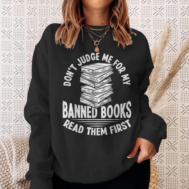 Librarian Banned Book List Banned Book Set Book Lover Sweatshirt Gifts for Her