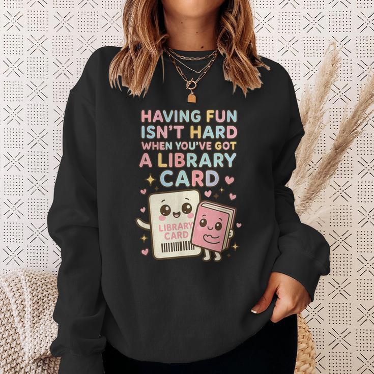 Library Card Shirt Reading Book Lovers For Reader Sweatshirt Gifts for Her Library Card Shirt Reading Book Lovers For Reader Sweatshirt Gifts for Her