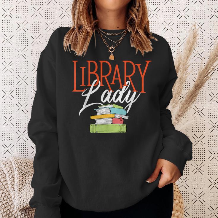 Library Lady Bookworm Books Book Lover School Librarian Sweatshirt Gifts for Her Library Lady Bookworm Books Book Lover School Librarian Sweatshirt Gifts for Her