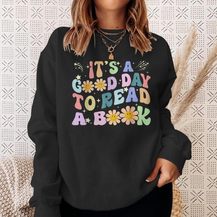 Library Reading Lovers It's Good Day To Read Book Sweatshirt Gifts for Her