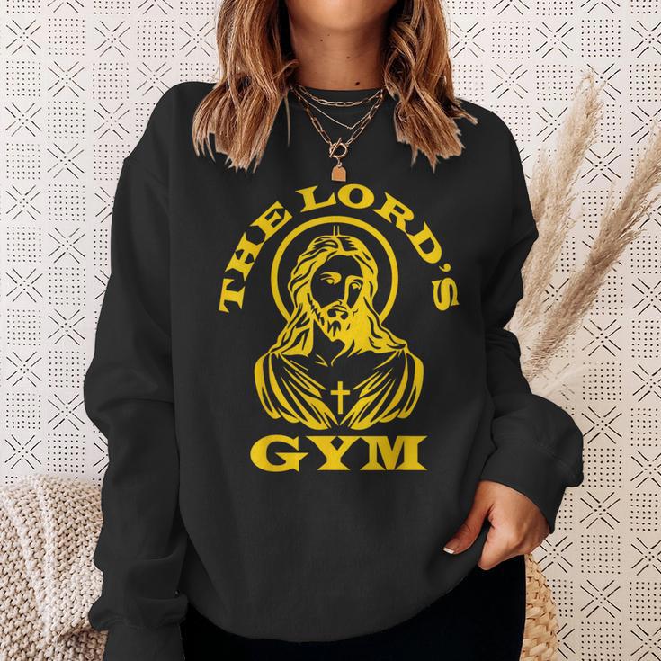 The Lords Gym 重量挙げに クリスチャン ジーザス 好き スウェットシャツ 彼女への贈り物