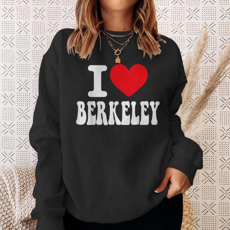I Love Berkeley California Heart お土産 Ca City Pride スウェットシャツ 彼女への贈り物