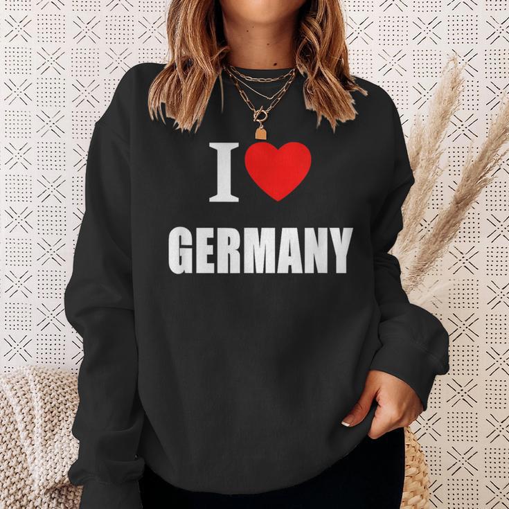I Love Germany ドイツ サンシャイン ドイツ サマーホリデー スウェットシャツ 彼女への贈り物