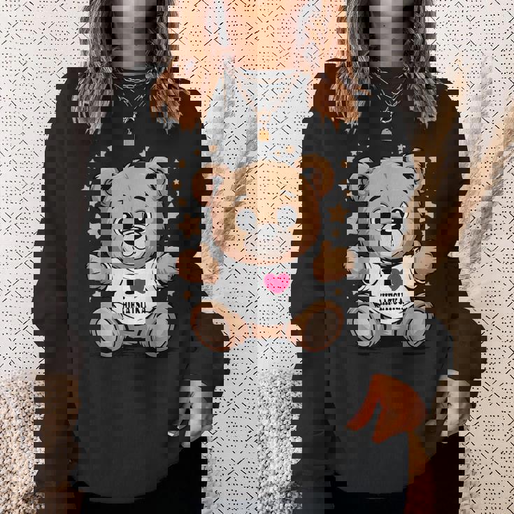 I Love Hiratsuka Teddy Bear 平塚テディベア大好き スウェットシャツ 彼女への贈り物