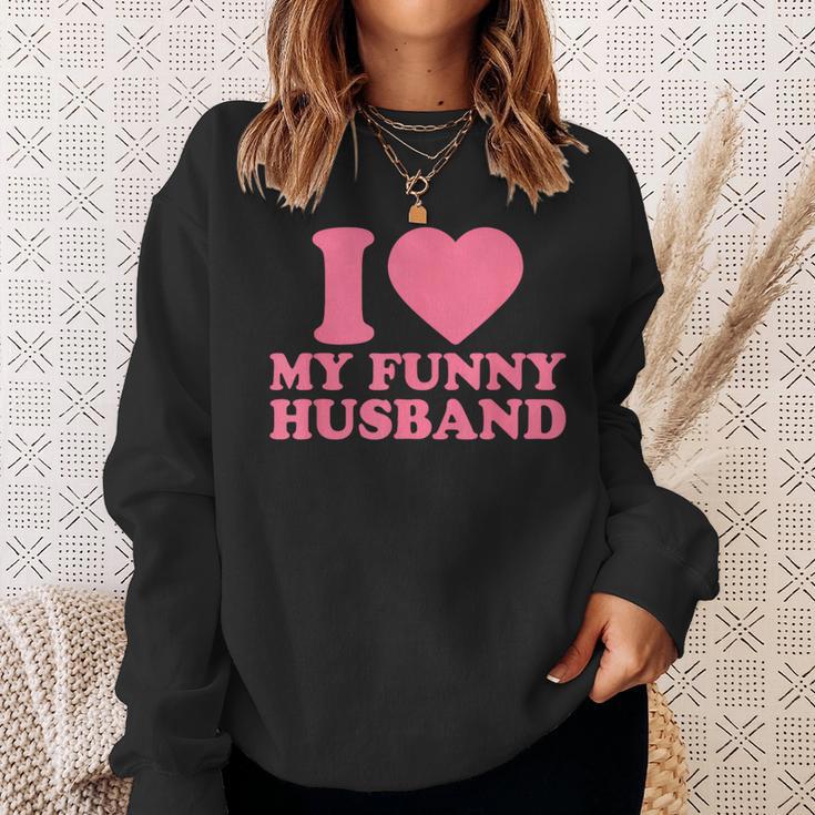I Love My Husband · I Heart My Husbandalentines Day スウェットシャツ 彼女への贈り物