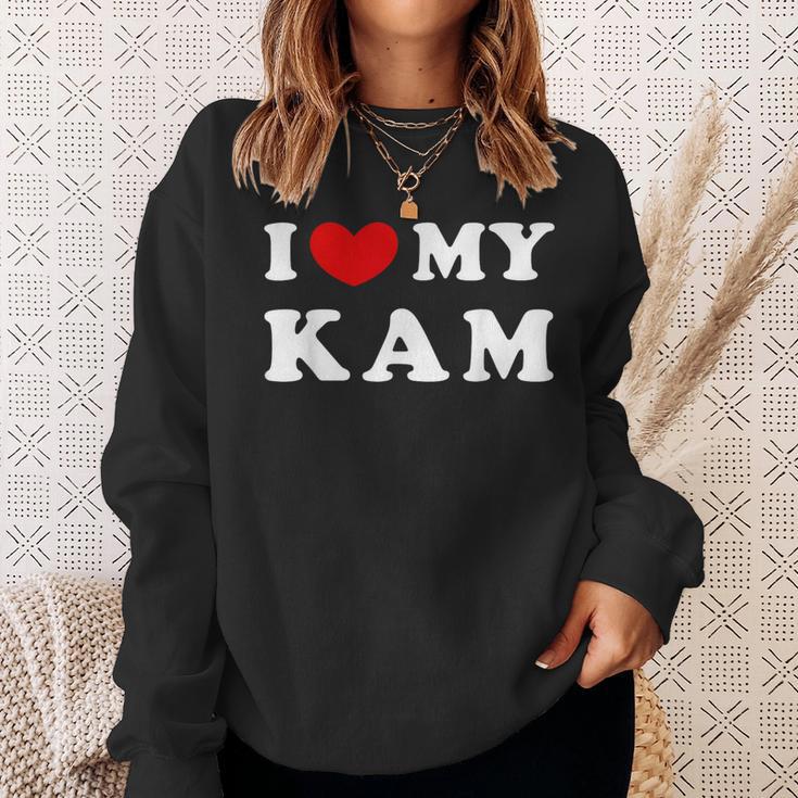 I Love My Kam アイ・ラブ・マイ・カム スウェットシャツ 彼女への贈り物