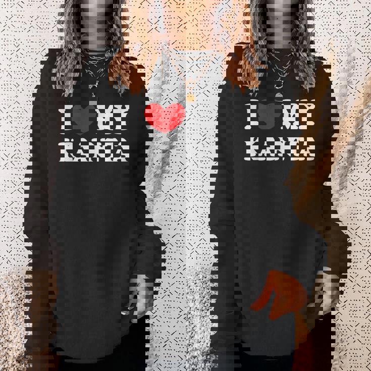 I Love My Kanta アイ・ラブ・マイ・カンタ スウェットシャツ 彼女への贈り物