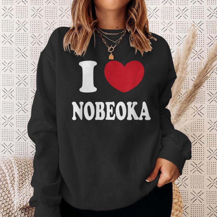 I Love Nobeoka 延岡大好き スウェットシャツ 彼女への贈り物