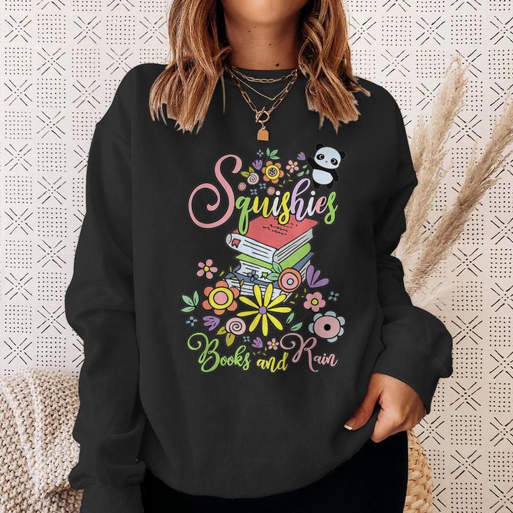 Love Panda Squishy Animal Doodles Squishies Books And Rain Sweatshirt Gifts for Her Love Panda Squishy Animal Doodles Squishies Books And Rain Sweatshirt Gifts for Her