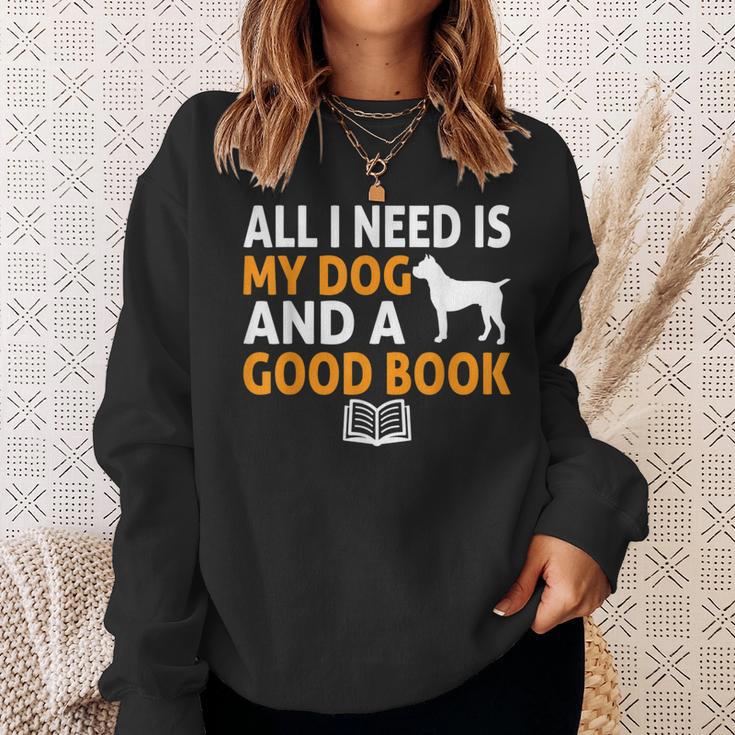 i Love Reading Apparel All i Need Is My Dog And a Good Book For Men Women Sweatshirt Gifts for Her i Love Reading Apparel All i Need Is My Dog And a Good Book For Men Women Sweatshirt Gifts for Her