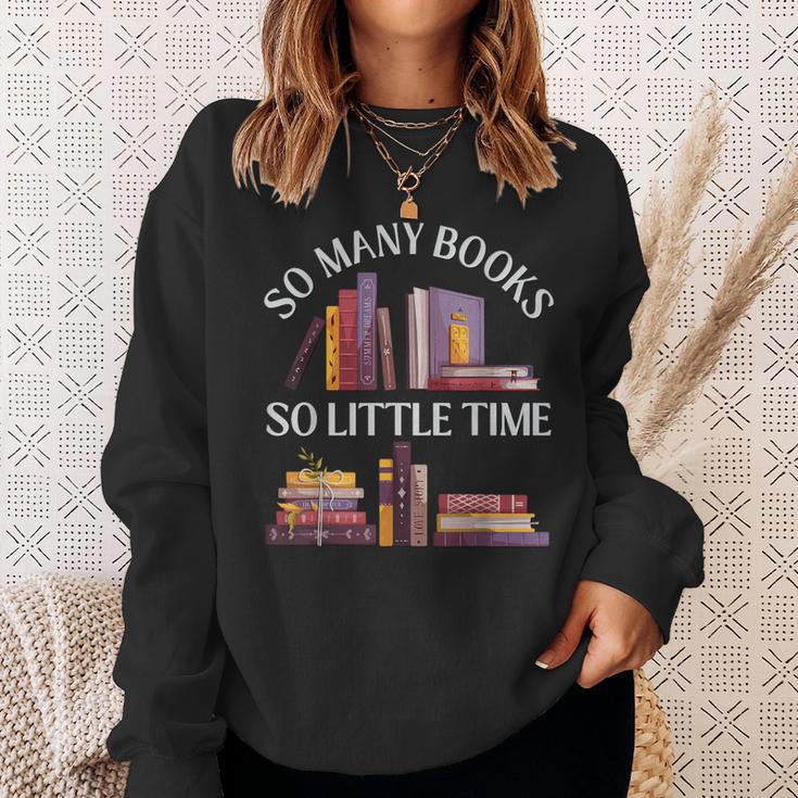 Love Reading Just One More Chapter I Love All The Books Sweatshirt Gifts for Her