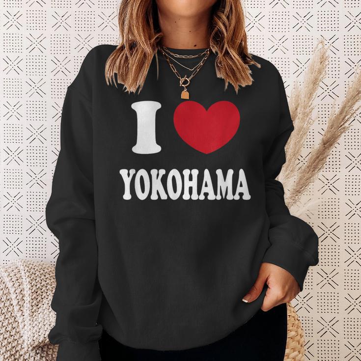 I Love Yokohama アイ・ラブ・ヨコハマ スウェットシャツ 彼女への贈り物