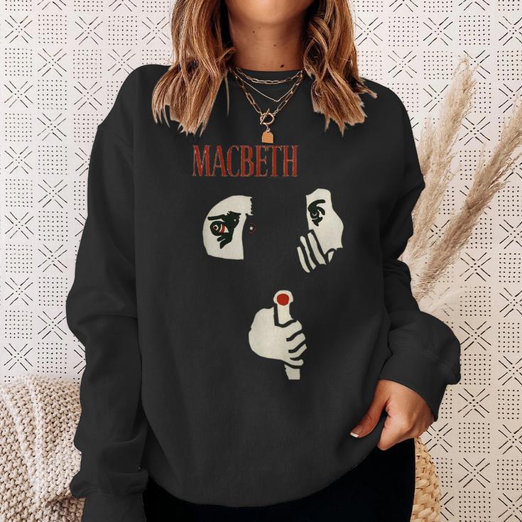 Macbeth William Shakespeare Vintage Book Cover Sweatshirt Gifts for Her