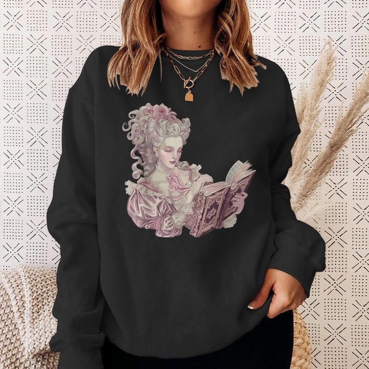 Marie Antoinette Reading A Book Sweatshirt Gifts for Her Marie Antoinette Reading A Book Sweatshirt Gifts for Her