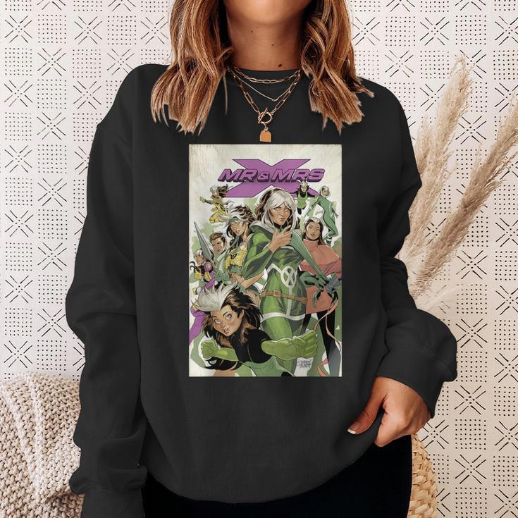 Marvel Comixology Mr & Mrs X Comic Book Cover Sweatshirt Gifts for Her