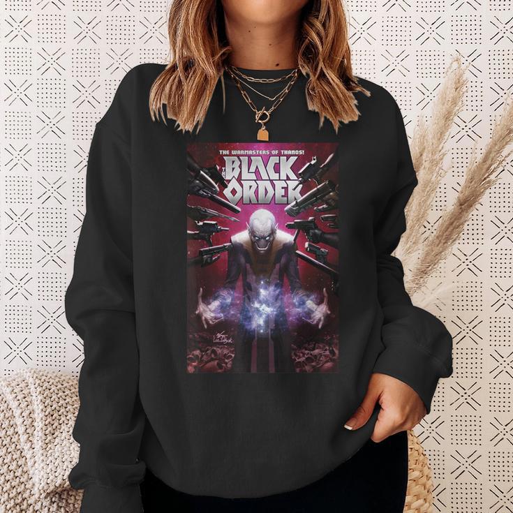 Marvel Comixology Order Ebony Maw Comic Book Cover Sweatshirt Gifts for Her