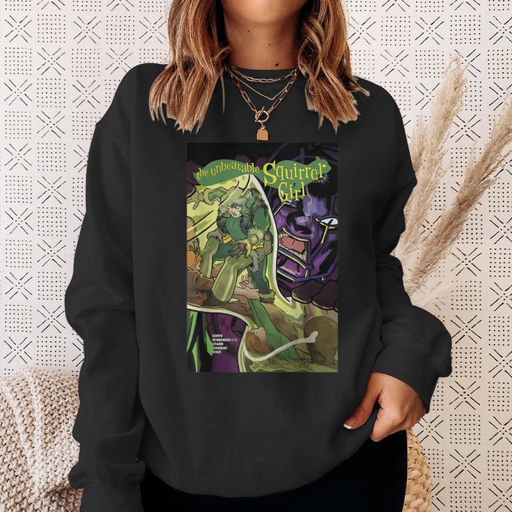Marvel Comixology Squirrel-Girl And Kang Comic Book Cover Sweatshirt Gifts for Her Marvel Comixology Squirrel-Girl And Kang Comic Book Cover Sweatshirt Gifts for Her