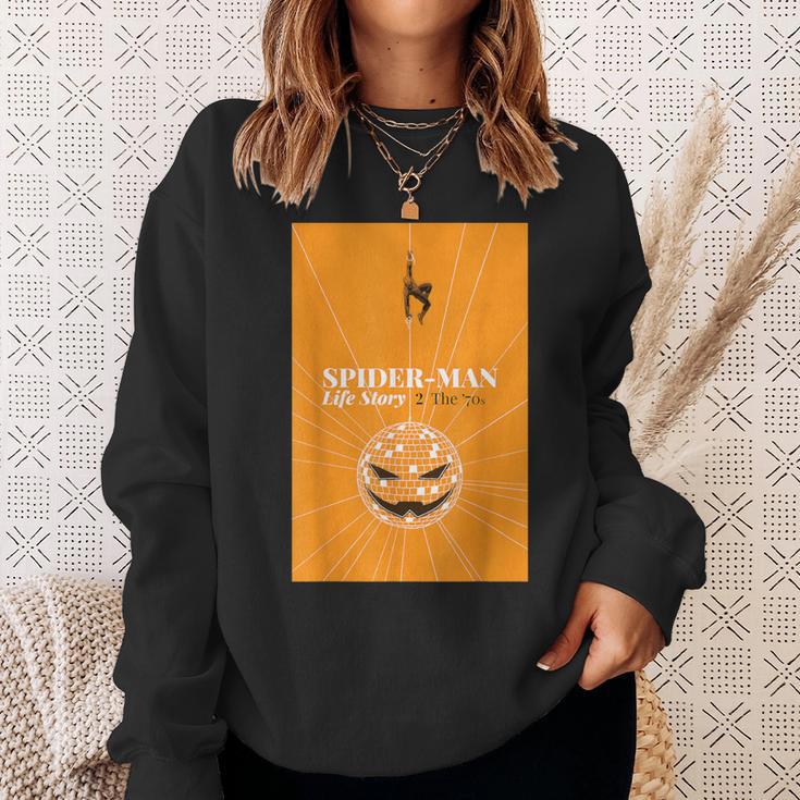 Marvel Spider-Man Life Story The 70's Comic Book Cover Sweatshirt Gifts for Her