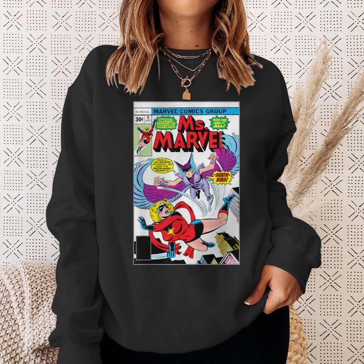 Marvel X-Men Ms Marvel Vs Death-Bird Comic Book Cover Sweatshirt Gifts for Her