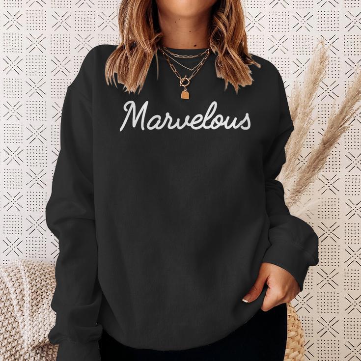 Marvelous スウェットシャツ 彼女への贈り物