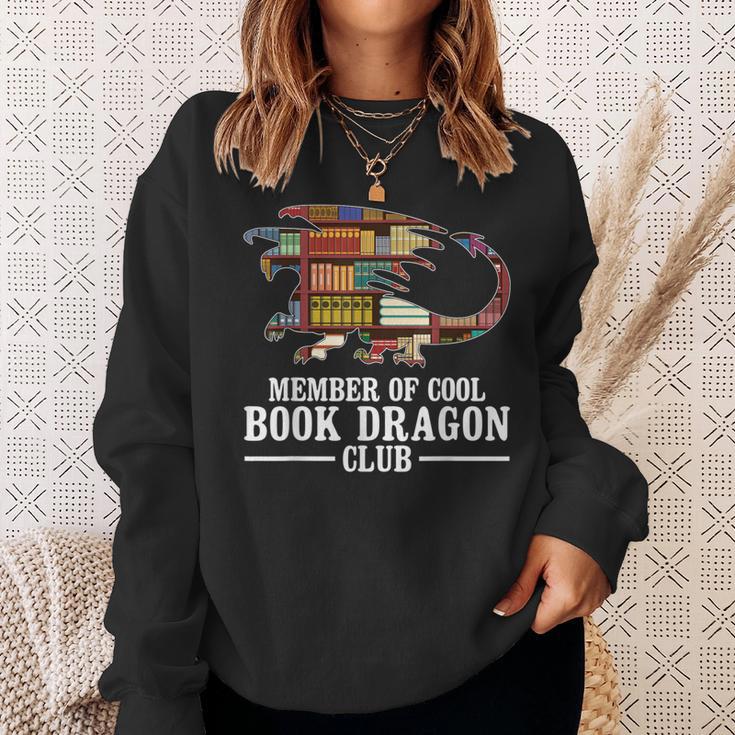 Memeber Of Cool Book Dragon Mythical Creatures Sweatshirt Gifts for Her