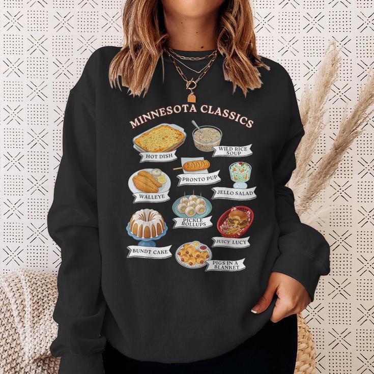 Minnesota Food Classic Cookbook Eats Minneapolis St Paul MN Sweatshirt Gifts for Her
