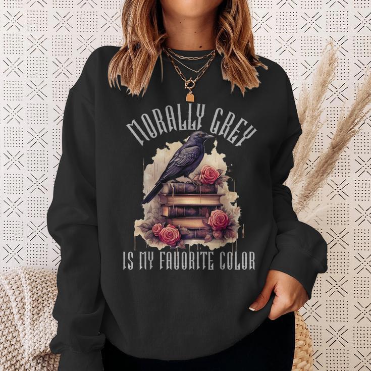 Morally Grey Is My Favorite Color Spicy Book Lovers Women Sweatshirt Gifts for Her Morally Grey Is My Favorite Color Spicy Book Lovers Women Sweatshirt Gifts for Her