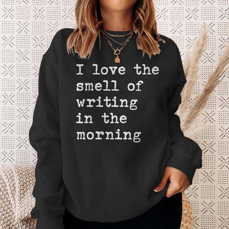 Morning Writing Author Book Journalist Novelist Sweatshirt Gifts for Her Morning Writing Author Book Journalist Novelist Sweatshirt Gifts for Her