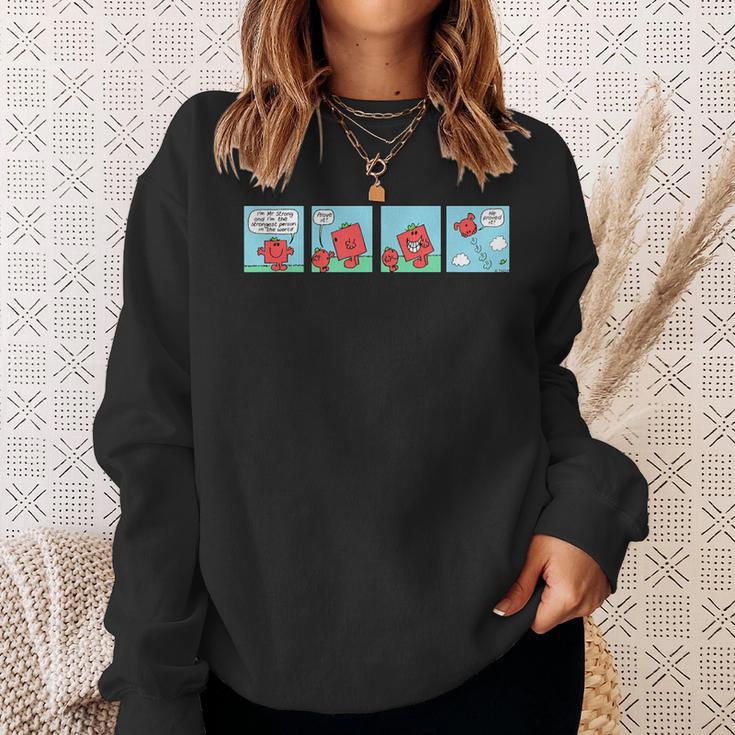 Mr Men Mr Strong Mr Small Retro Comic Book Sweatshirt Gifts for Her Mr Men Mr Strong Mr Small Retro Comic Book Sweatshirt Gifts for Her