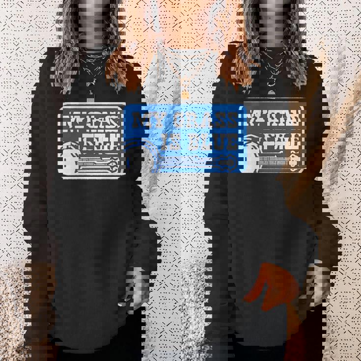 My Grass Is Blueintage Bluegrass スウェットシャツ 彼女への贈り物