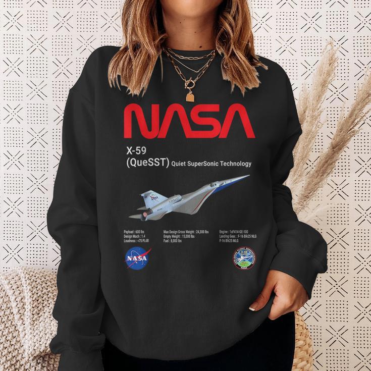 Nasa X-59 Quiet-Supersonic-Technology（Quesst スウェットシャツ 彼女への贈り物