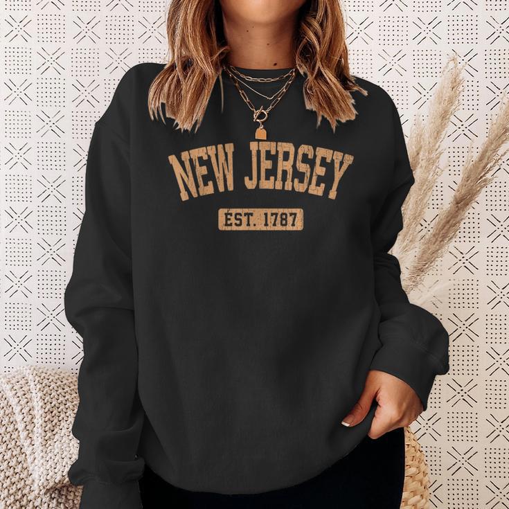 New Jersey Classic Buffintage Text Est1787 スウェットシャツ 彼女への贈り物