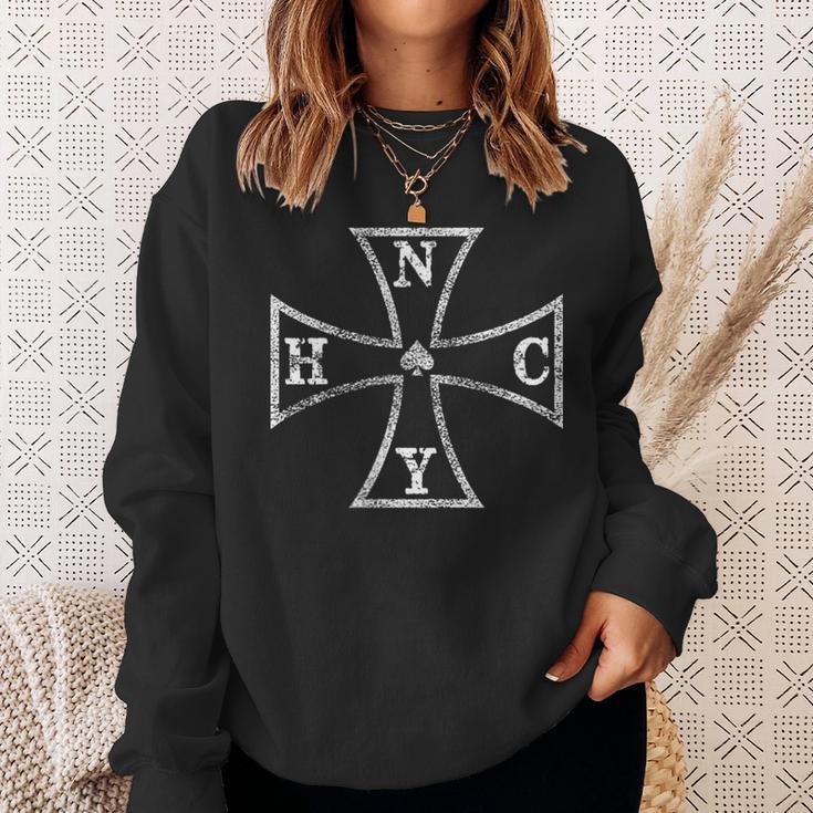 New York Hardcore Nyhc Iron Cross Iron Cross Wwhc スウェットシャツ 彼女への贈り物