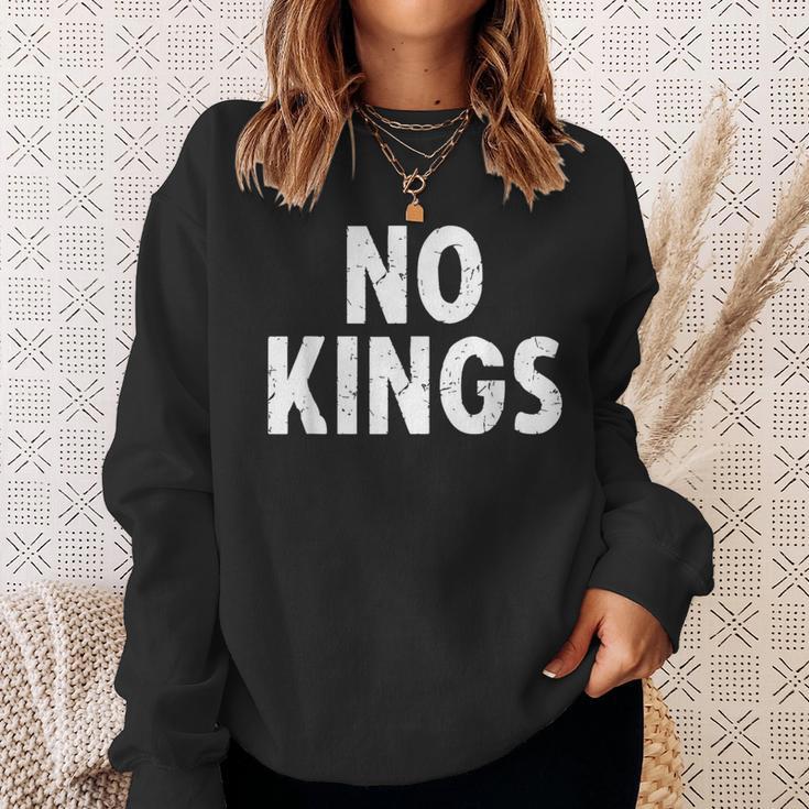No Kings スウェットシャツ 彼女への贈り物