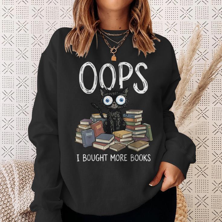 Oops I Bought More Books Sweatshirt Gifts for Her