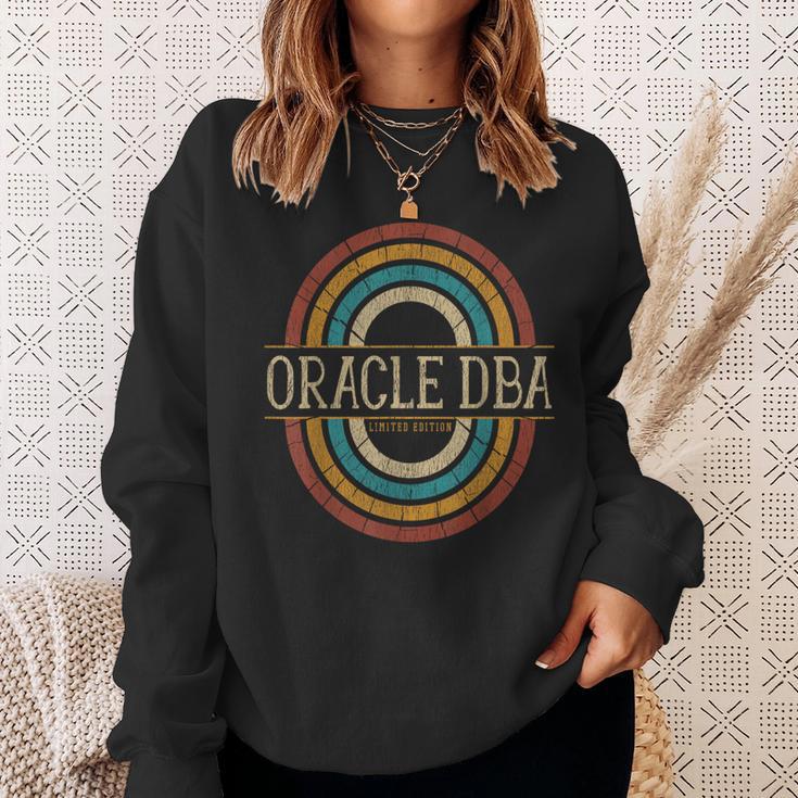 Oracle Dba ヴィンテージ レトロ スウェットシャツ 彼女への贈り物